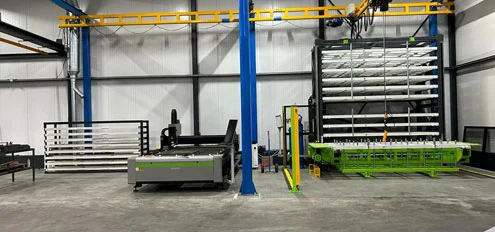 Roll Forming Machines in Racking & Shelving