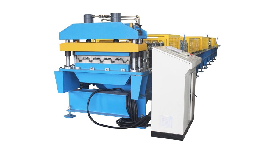 metal decking machine