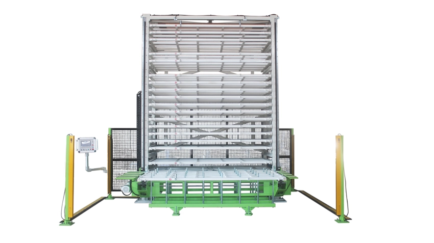 automated vertical storage rack systems