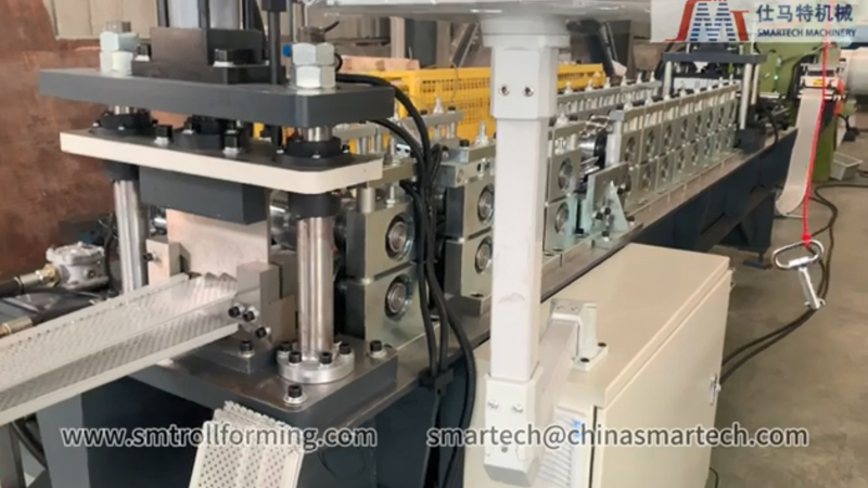 Rain Gutter Waterlock Sheet Roll Forming Machine Video