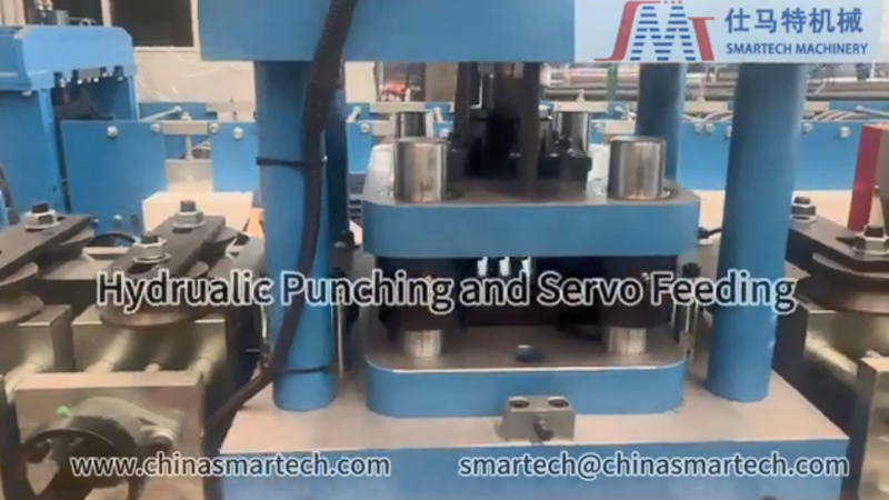 Shelf Post Roll Forming Machine Video